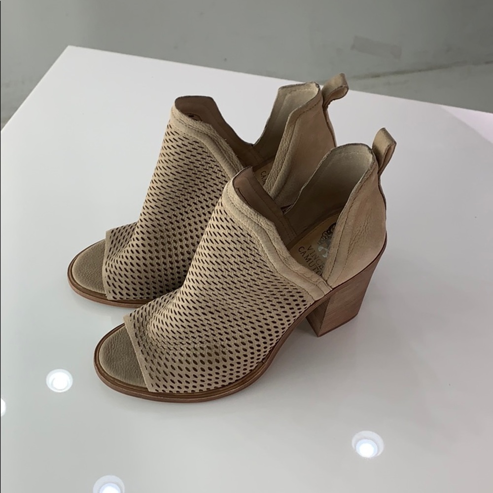 Vince Camuto Peep Toe Booties